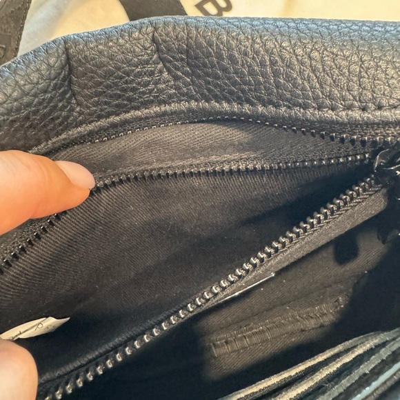 Balmain Paris Black Leather Bum Bag - Picture 9 of 13